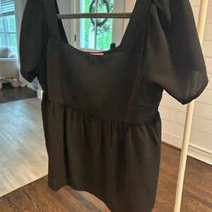 Elegant Black Women's Top